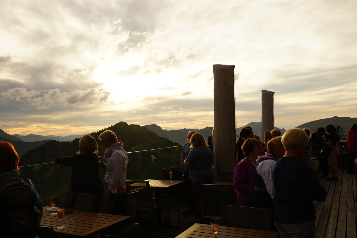 Abendstimmung im Kleinwalsertal