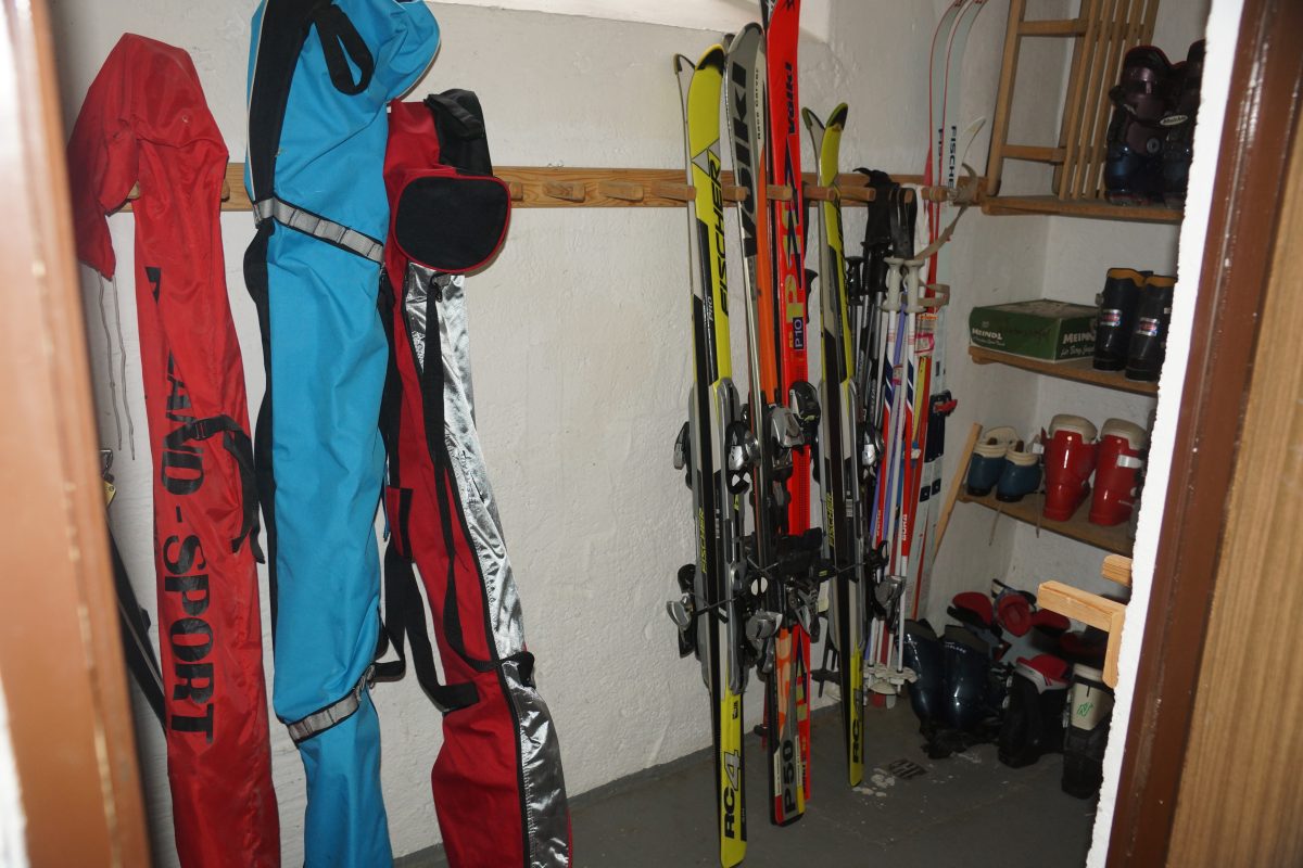 Ski-Abstellraum