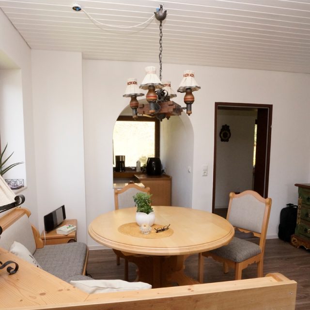 Esszimmer in der Walser Liebe