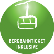 Bergbahnticket inklusive