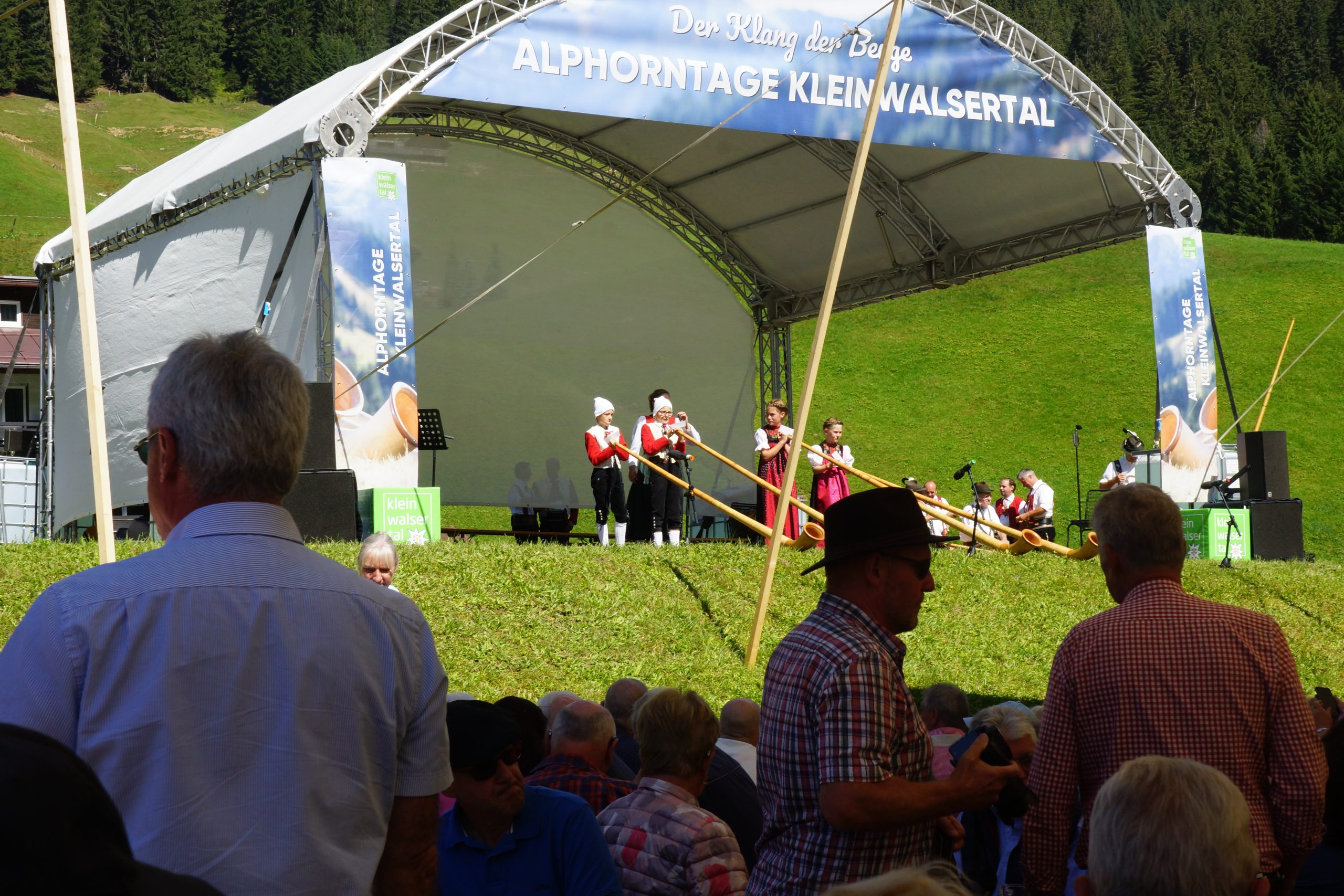 Alphornbläser Konzert im Kleinwalsertal