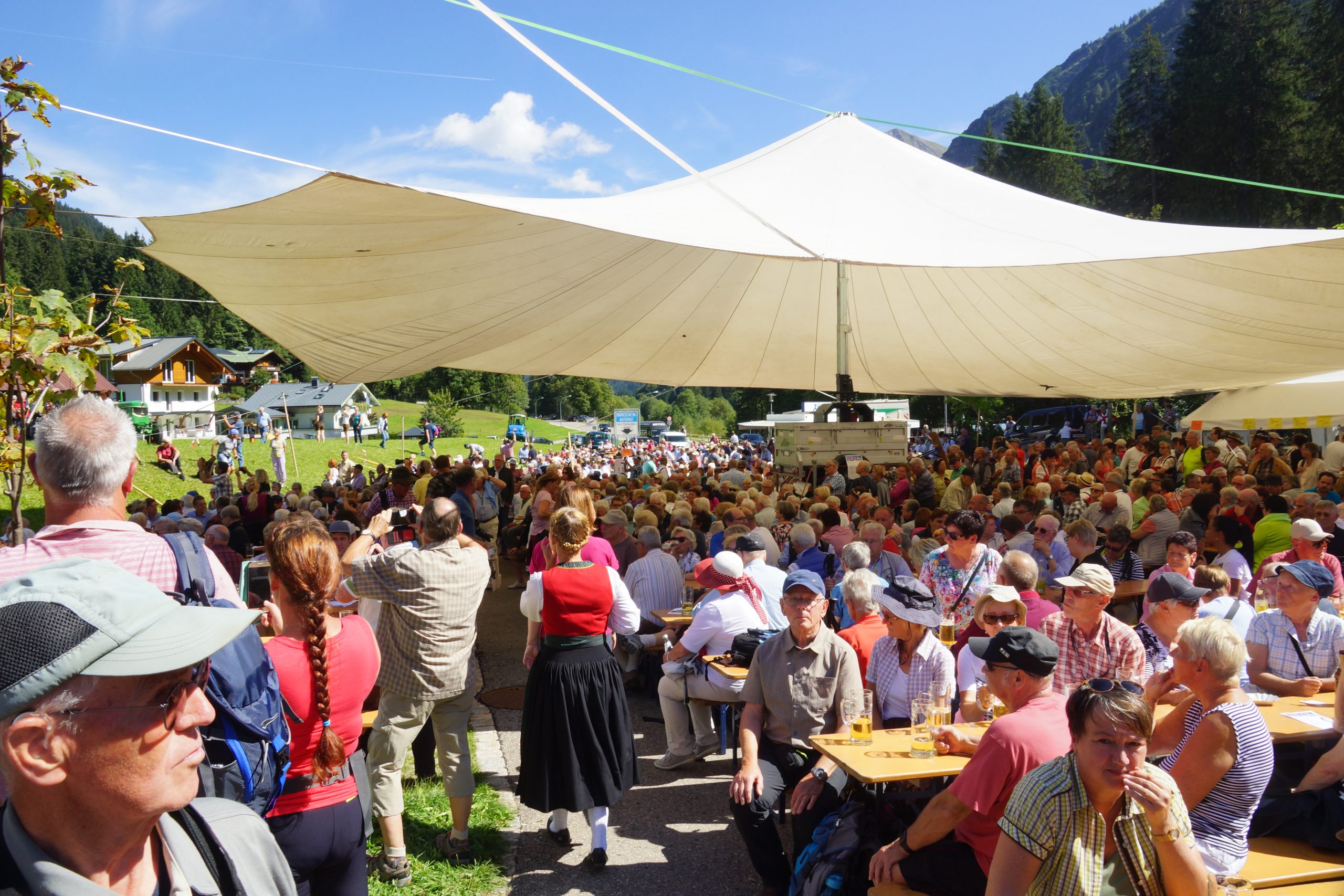 Alphornbläser Konzert im Kleinwalsertal